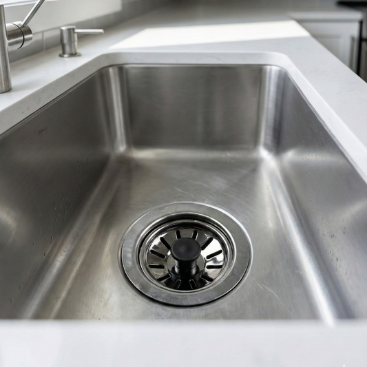 Válvula de Escoamento para Pia Cozinha 3.1/2 Metal Cromado