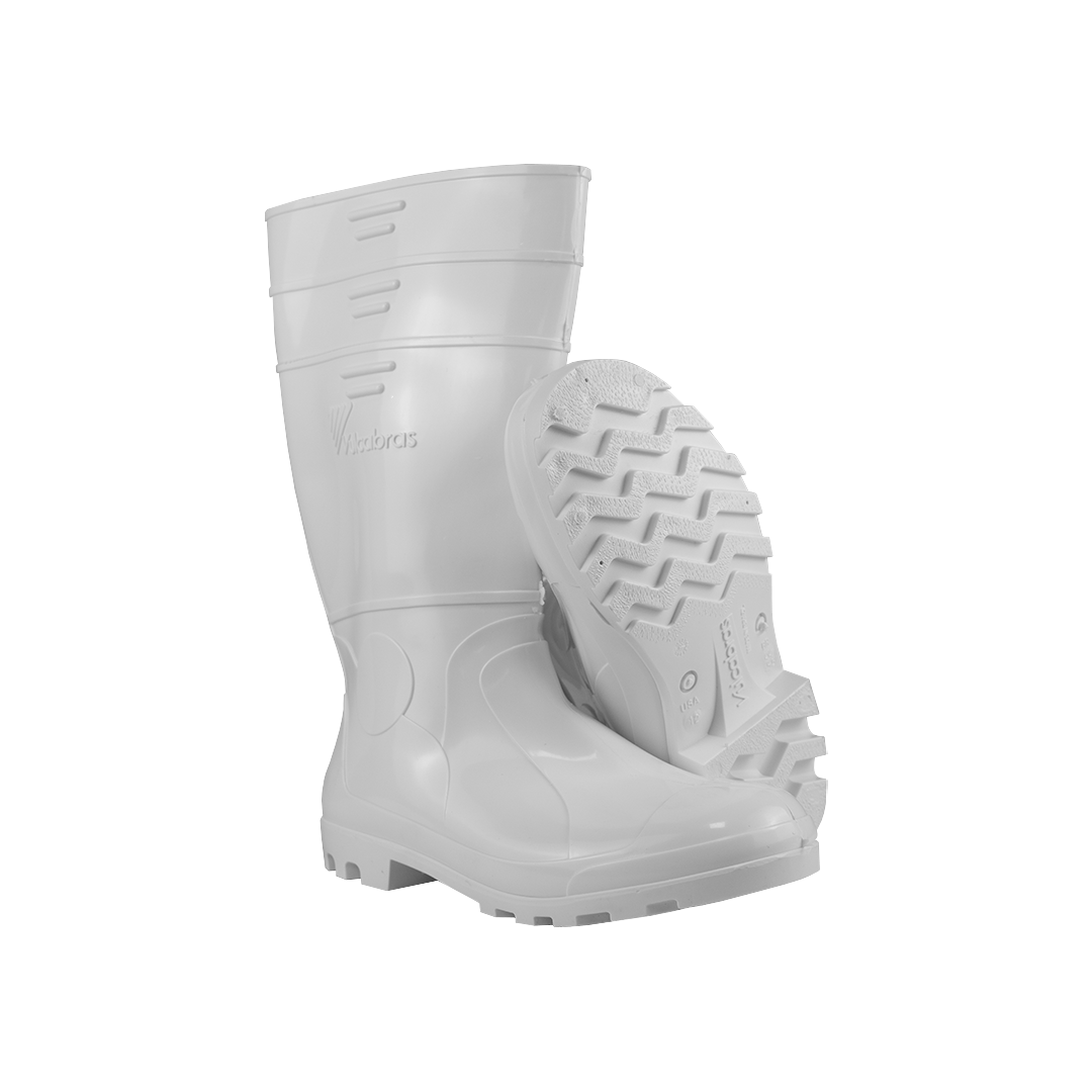 Bota de PVC Branca Cano Longo Vulcabras com CA - Original