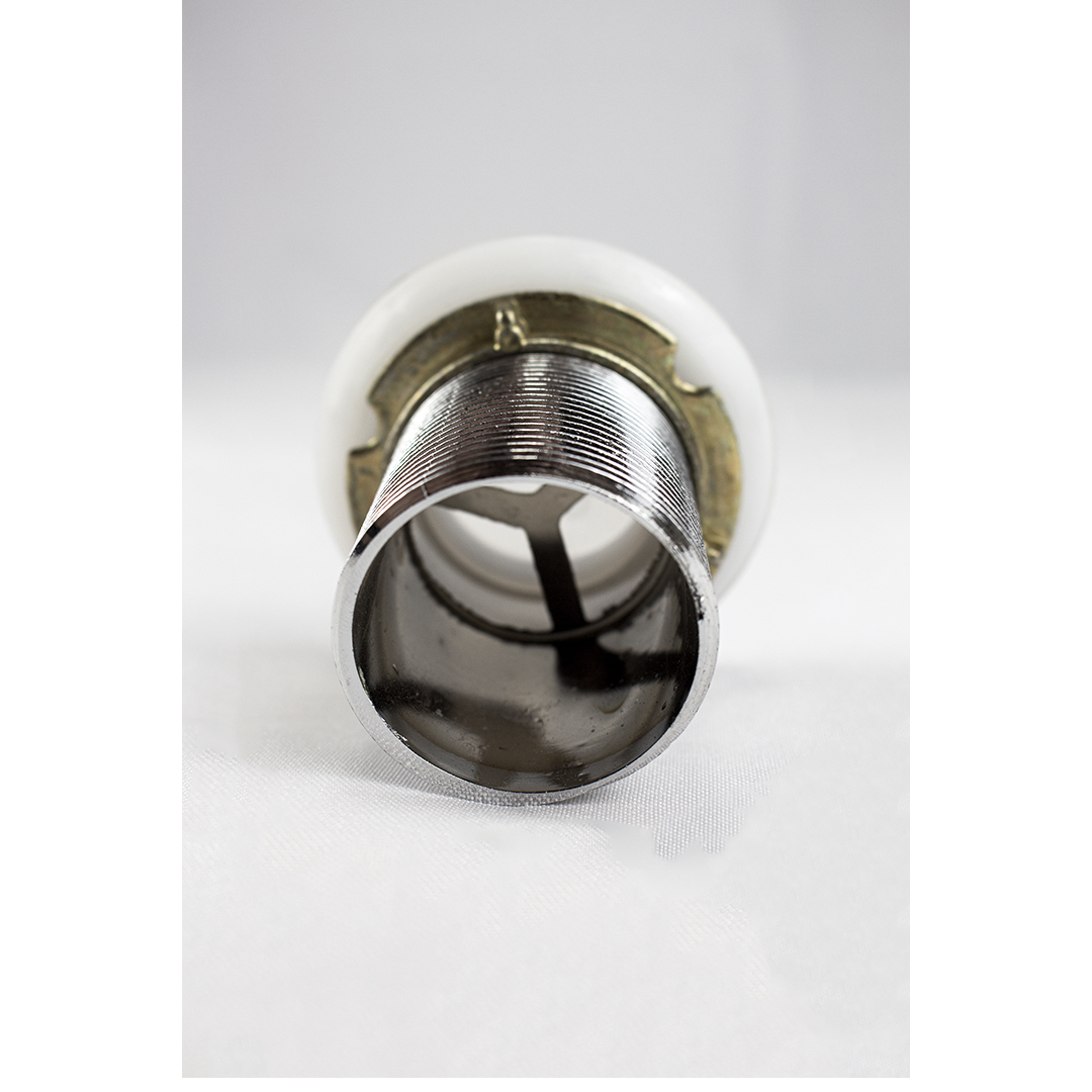 Válvula De Escoamento Metal Cromado Para Tanque E Pia 1.1/2"