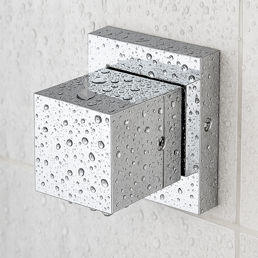 Acabamento Registro Quadrado Misto Cromado - Padrão Deca