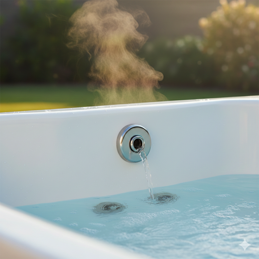 Mini Jato Direcional Inox para Hidromassagem Universal - Conexão PVC 38mm