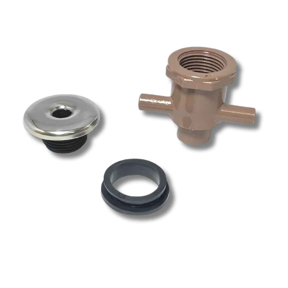 Mini Jato Direcional Inox para Hidromassagem Universal - Conexão PVC 38mm