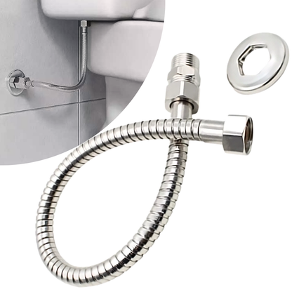 Engate Mangueira Flexível Malha Inox 1/2 Pol 40cm