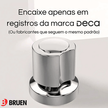 Acabamento C40 Meia Lua ABS Cromado