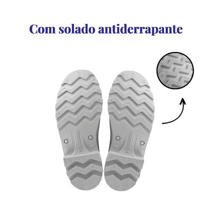 Bota de PVC Branca Cano Longo Vulcabras com CA - Original