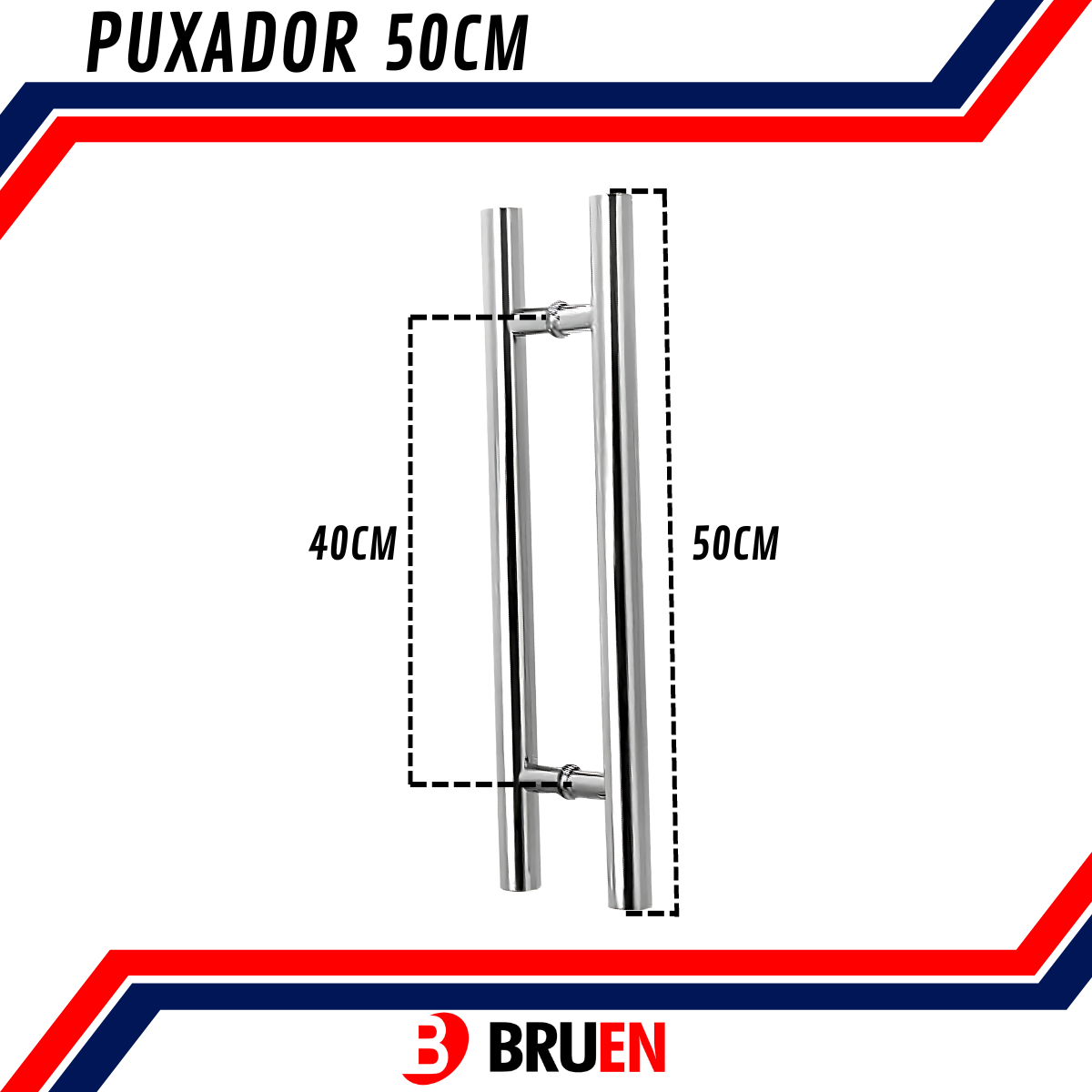Puxador Clean Polido