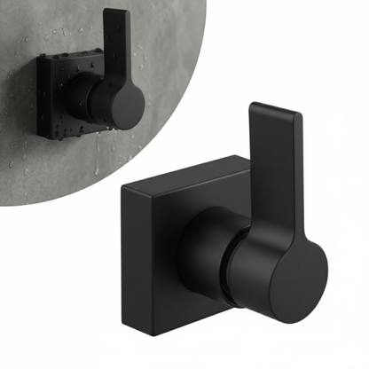 Acabamento Registro Alavanca Preto Fosco 100% Metal Padrão Deca