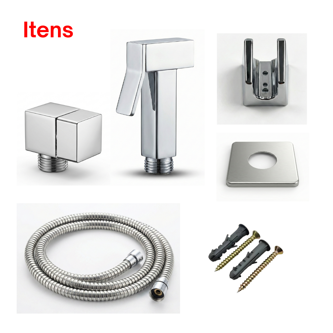 Ducha Higiênica 100% Metal Cromada