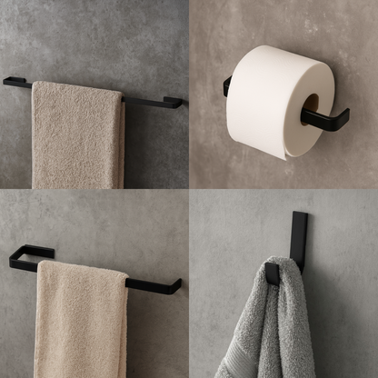 Kit 04 Acessórios  Stander Square Preto Fosco