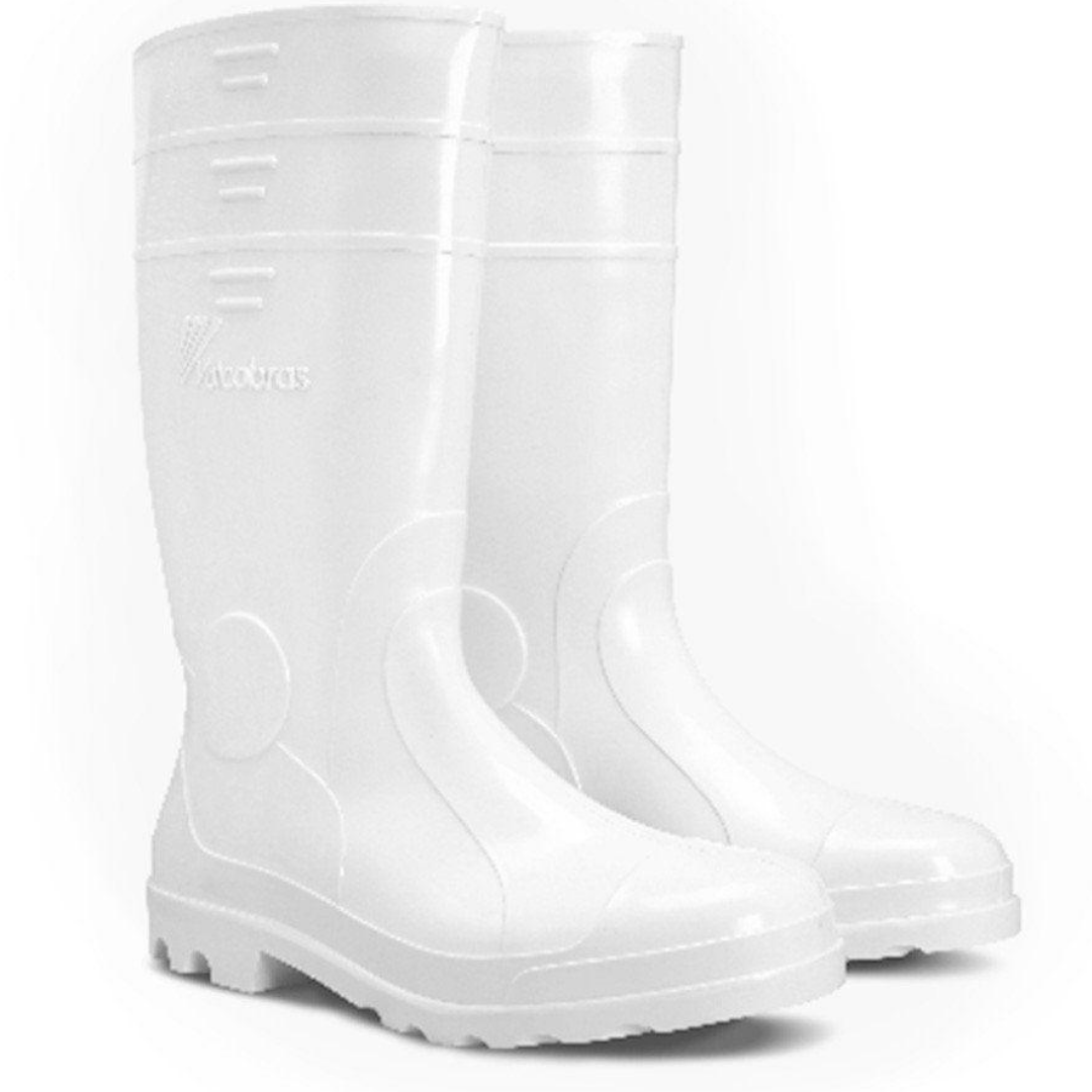 Bota de PVC Branca Cano Longo Vulcabras com CA - Original