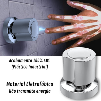 Acabamento C40 Meia Lua ABS Cromado