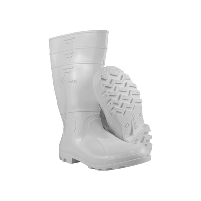 Bota de PVC Branca Cano Longo Vulcabras com CA - Original