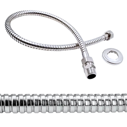 Engate Mangueira Flexível Malha Inox 1/2 Pol 40cm