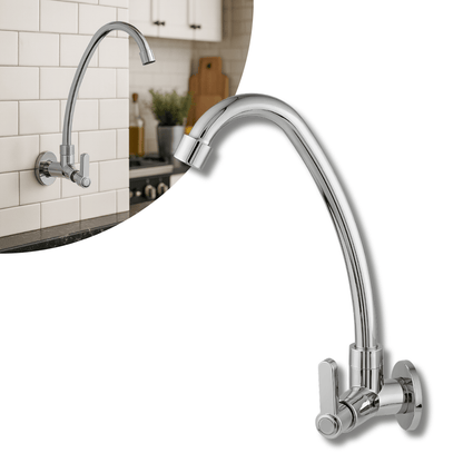 Torneira Cozinha Parede Bica Móvel 360° Bruen 1167 Cromada