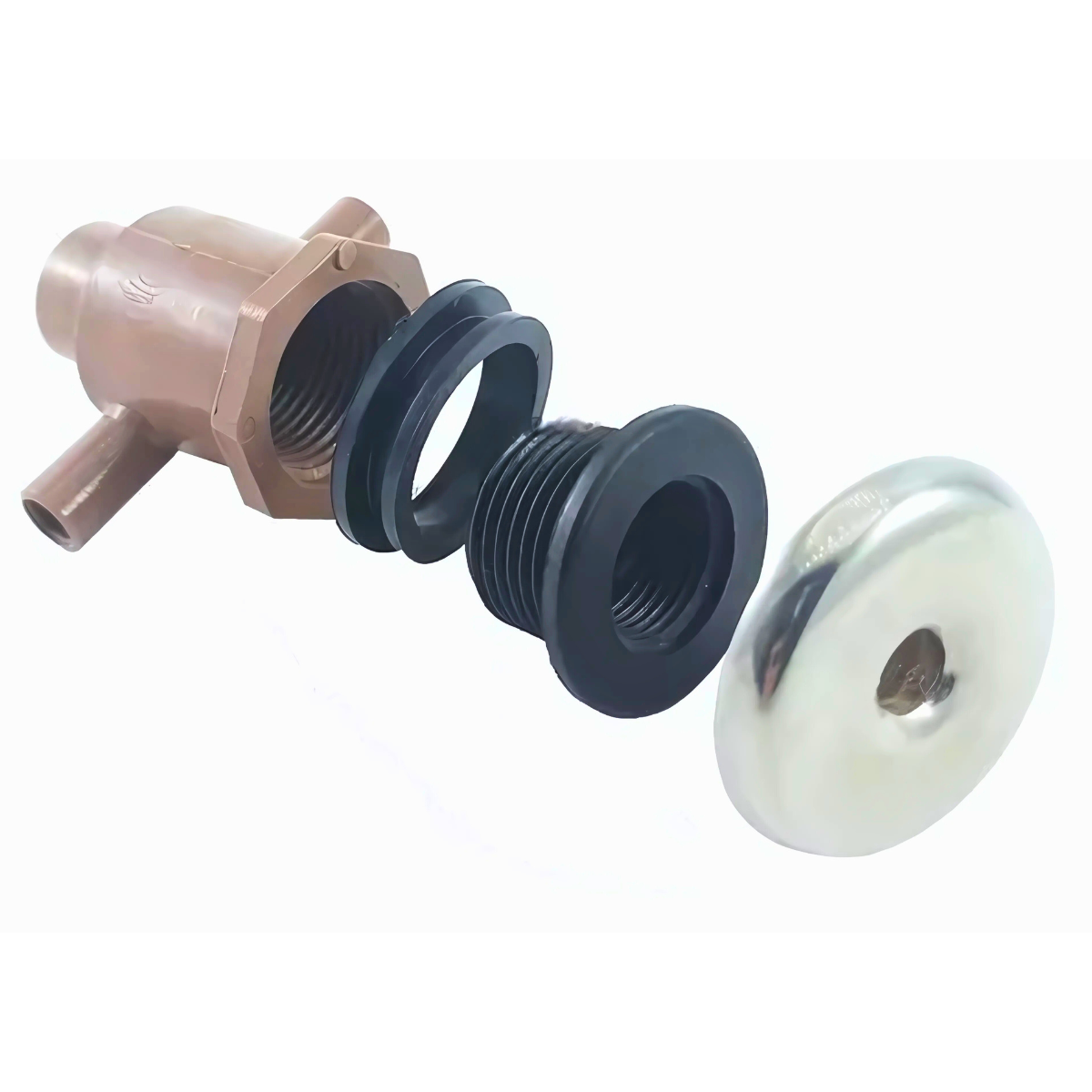 Mini Jato Direcional Inox para Hidromassagem Universal - Conexão PVC 38mm