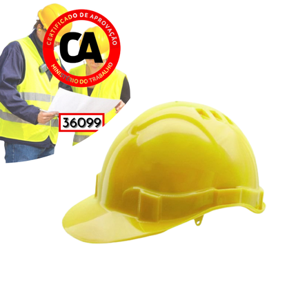 Casco do Capacete Libus  - Amarelo