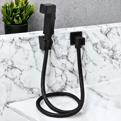 Ducha Higiênica Preto Fosco Registro 1/4 Volta | Bruen