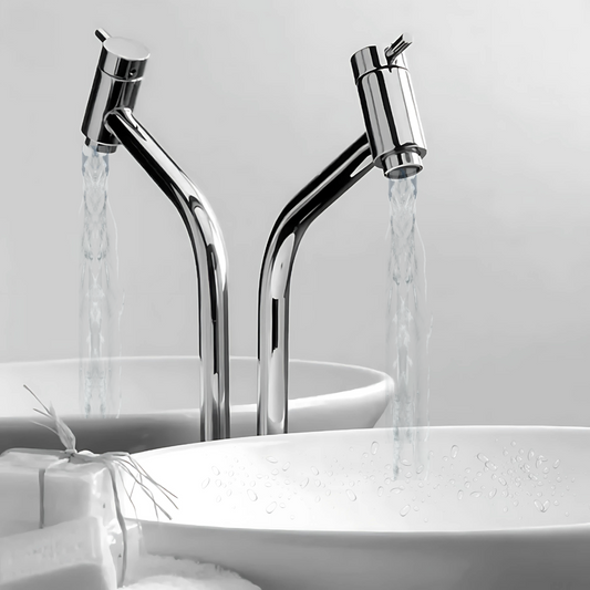 Torneira Banheiro Metal Cromada 1/4 Volta Cuba Bica Baixa