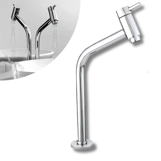 Torneira Banheiro Metal Cromada 1/4 Volta Cuba Bica Baixa