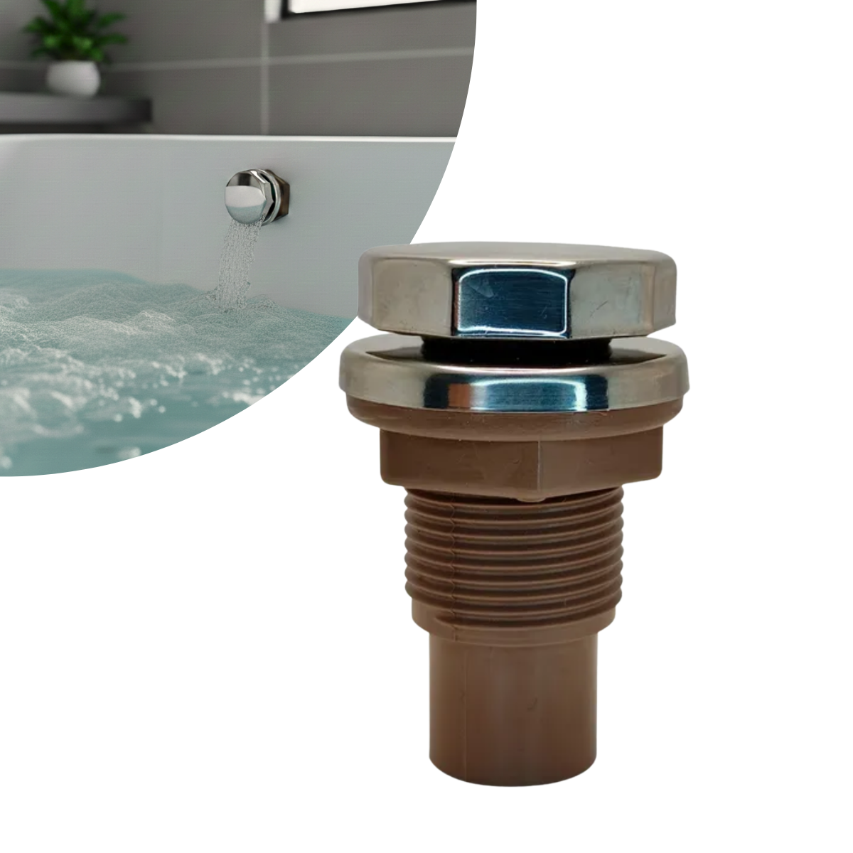 Arejador de Ar Inox para Hidromassagem e SPA