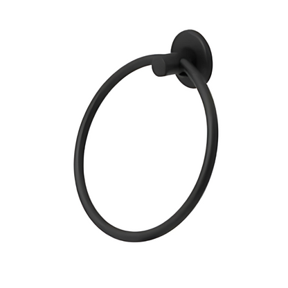 Porta Toalha Rosto Veneza Preto Fosco