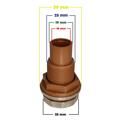 Arejador de Ar Inox para Hidromassagem e SPA