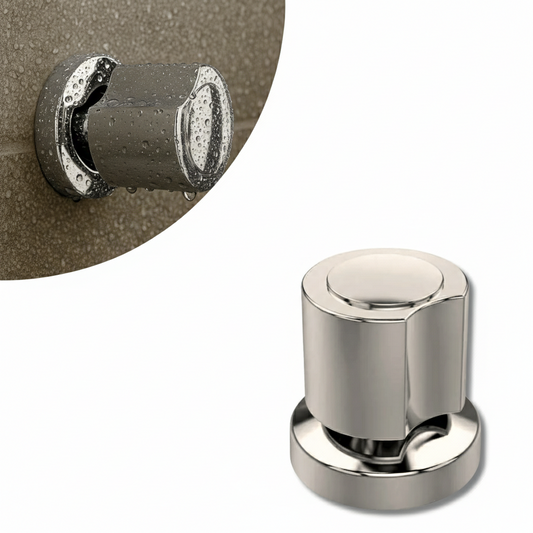 Acabamento Registro C40 Meia Lua ABS Cromado - Padrão Deca