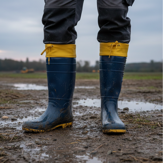 Bota de Segurança Sete Léguas com Cordão Protetor - PVC Injetado
