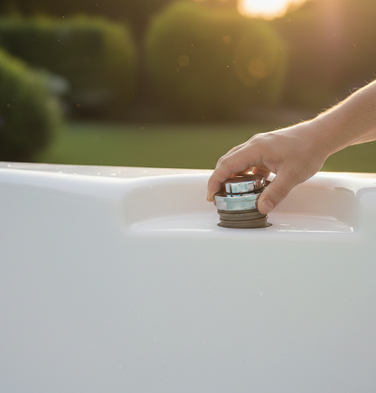 Válvula de Dreno para Banheira e Spa Inox e Nylon