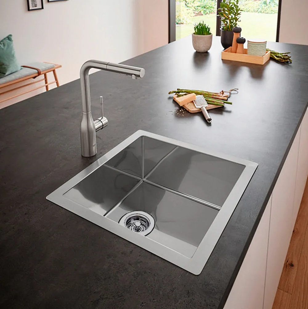 Válvula de Cozinha Inox Moderna 3"1/2 Para Cubas e Tanques