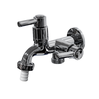 Torneira Duas Saídas para Máquina de Lavar e Tanque 1/4 Volta